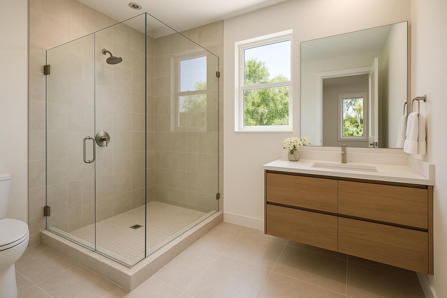 Bathroom Renovation service by BlueStone Building Contractors